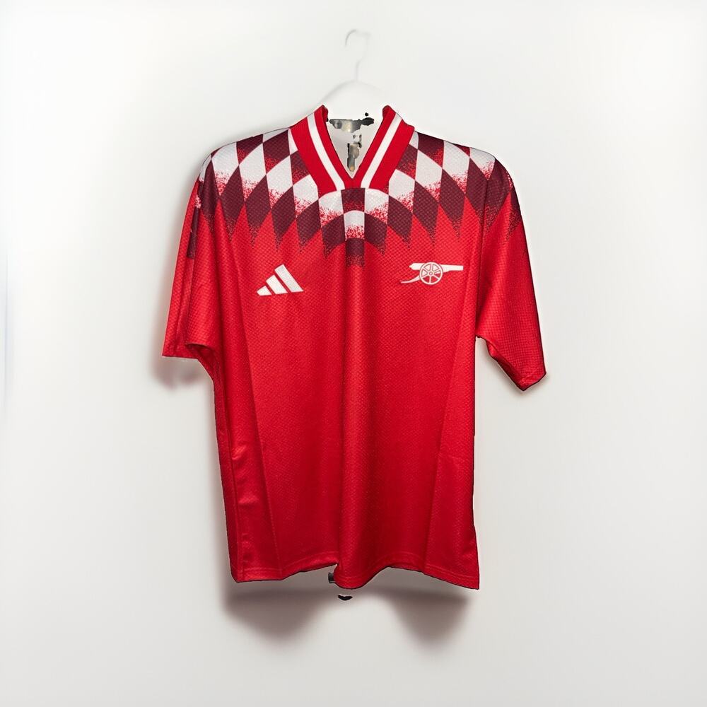 Adidas Arsenal FC Stadium Jersey Men’s Medium KG 5105 Red White Soccer NWT